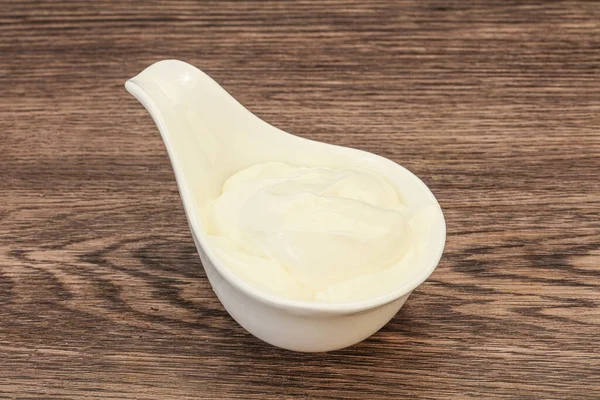 Dairy Sour Cream Bowl — Stock Photo, Image