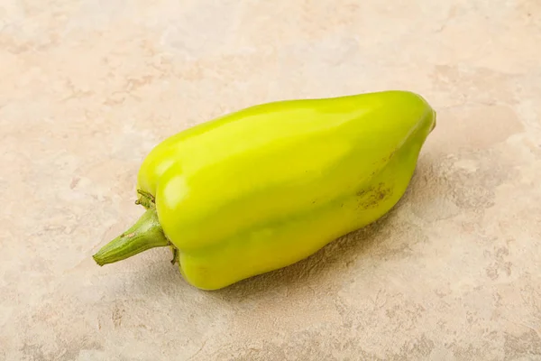 Lekkere Groene Bel Bulgaarse Peper Geïsoleerd — Stockfoto