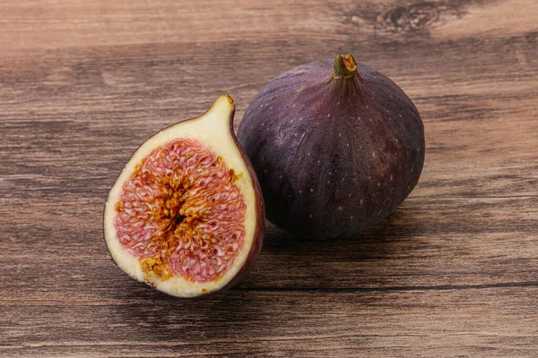 Sweet Purple Slice Fig Fruit — Stock Photo, Image