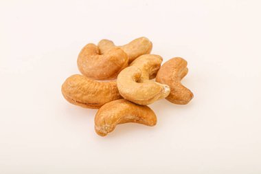 Doğal organik kaju fıstığı yığını.