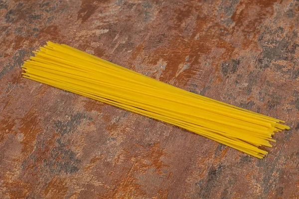 Kuru Çiğ Spagetti Bovling Için Hazır — Stok fotoğraf