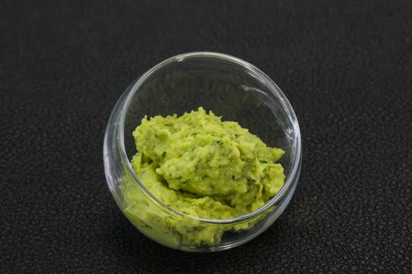 Saus Guacamole Alpukat Pedas Dengan Cabai — Stok Foto