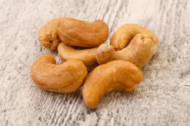 Doğal organik kaju fıstığı yığını.