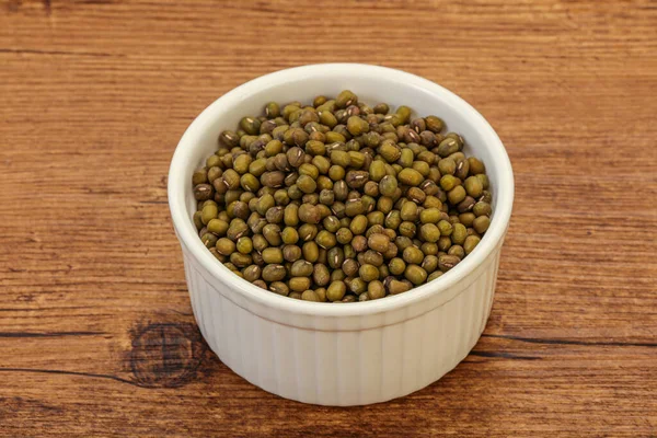 Vegetarian Cuisine Dry Green Lentil Cooking — Stock Photo, Image