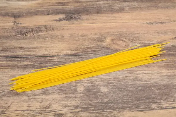 Kuru Çiğ Spagetti Bovling Için Hazır — Stok fotoğraf