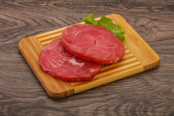 Bife Atum Cru Para Grelha — Fotografia de Stock