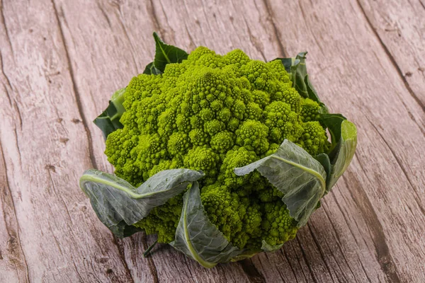 Økologisk Deilig Vegetabilsk Mat Romanesco Kål – stockfoto