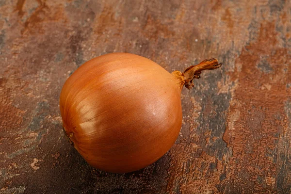 Yellow Ripe Natural Organic Onion Isolated — Stock Photo, Image