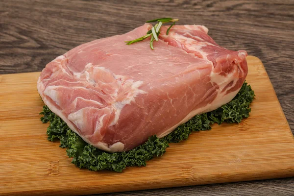 Сырое Мясо Свинины Приготовления Пищи — стоковое фото