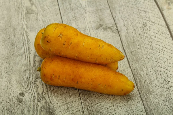 Natural Vegan Food Raw Yellow Carrot — Stock Photo, Image