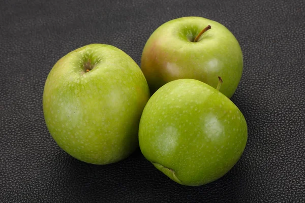 Зелене Стигле Солодке Соковите Яблуко — стокове фото