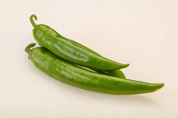 Rijp Smakelijke Pittige Groene Peper Halapenjo — Stockfoto