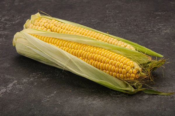 Vegan Cuisine Ripe Sweet Young Corn — Stock Photo, Image