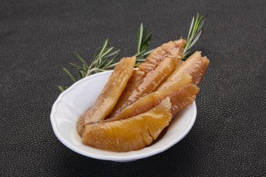 Kavanozda havyar turşusu.