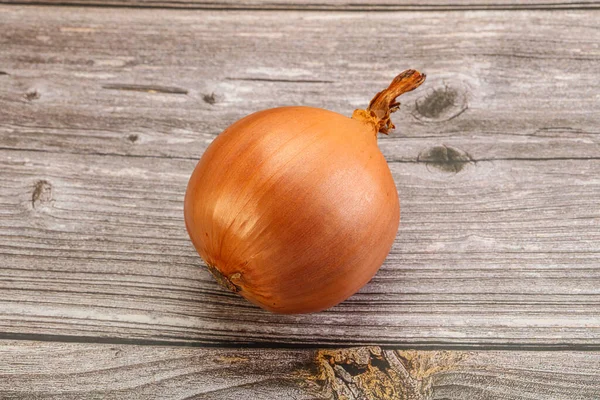 Gelbe Reife Natürliche Bio Zwiebel Isoliert — Stockfoto