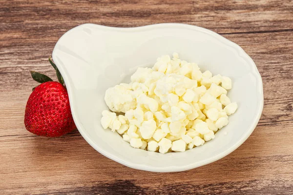 Dietary Food Grain Cottage Cheese Bowl — Stock Photo, Image