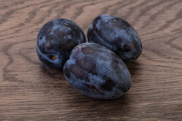 Ripe Sweet Tasty Plum Heap — Stock Photo, Image