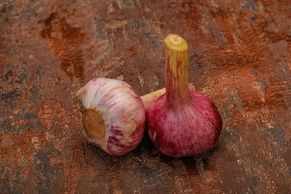 Tempero Aroma Alho Fresco Jovem Para Cozinhar — Fotografia de Stock