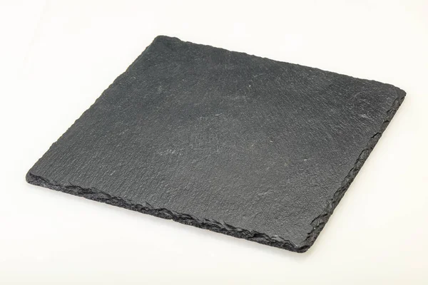 Black Stone Board Kitchen Cutting — Stock Photo, Image