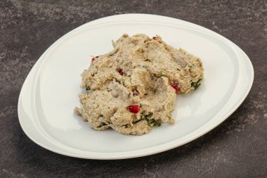 Vagan diyeti - granet tohumlu patlıcan mutabal