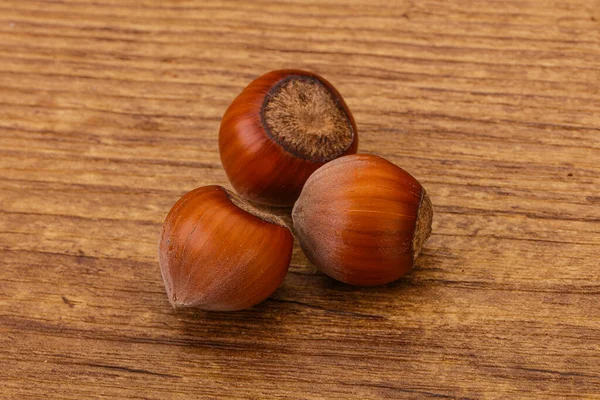 Hazelnoot Hoop Geïsoleerd Natuurlijke Achtergrond — Stockfoto