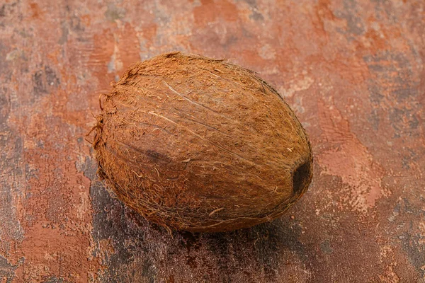 孤立的背景上的热带褐色椰子 — 图库照片