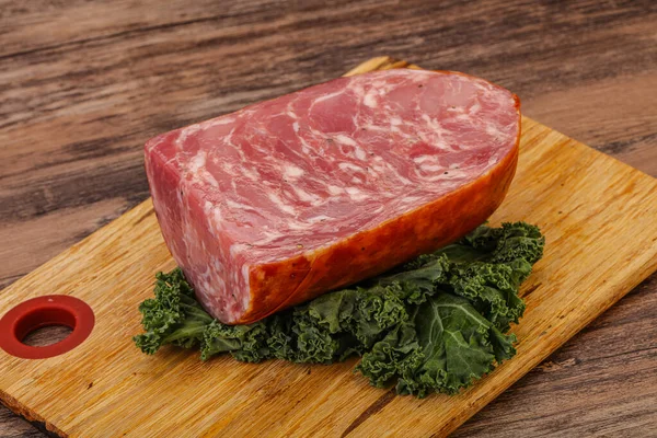 Lekkere Beef Ham Stuk Boord — Stockfoto