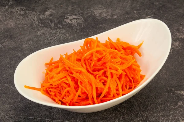 Spicy Korean Carrot Bowl — Stock Photo, Image