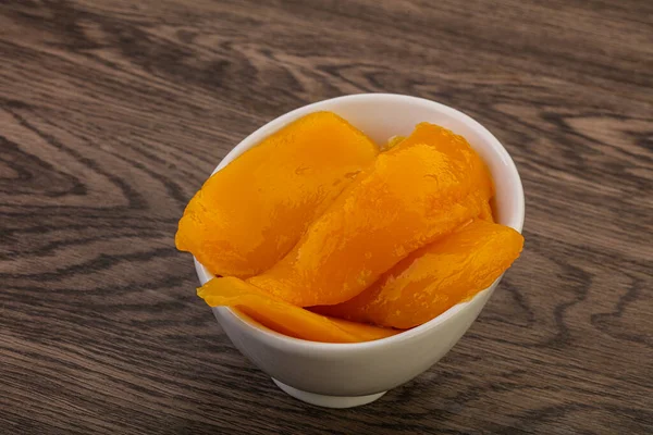 Sweet Delicous Mango Slices Syrop — Stock Photo, Image