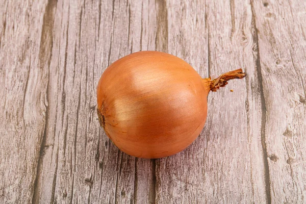 Yellow Ripe Natural Organic Onion Isolated — Stock Photo, Image