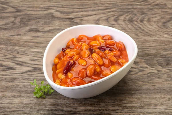 Baked Various Kidney Tomato Sauce — Stock Photo, Image