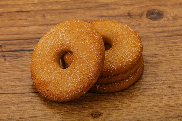 Sweet Crispy Ginger Cookies Heap — Stock Photo, Image