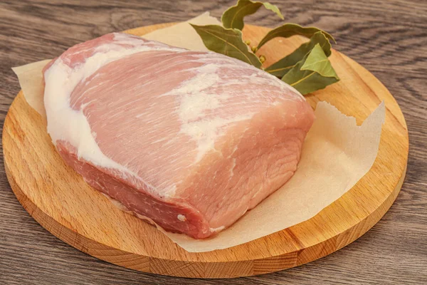 Raw Pork Meat Ready Cooking — Stock Photo, Image