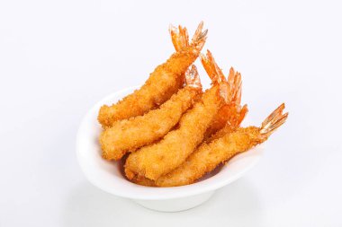 Asya tarzı - tempura içinde kaplan karidesi