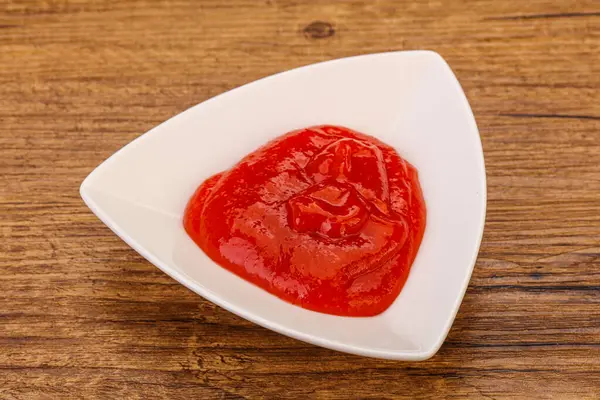 Mexikói Csípős Chili Sriracha Szósz Tálban — Stock Fotó