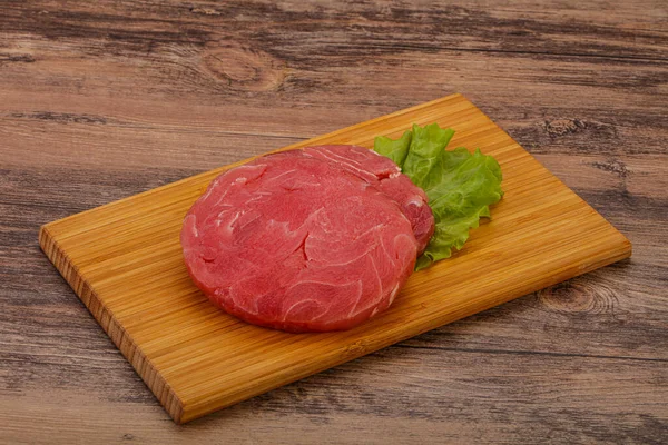 Roh Thunfisch Steak Zum Grillen — Stockfoto