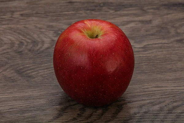 Single Rood Zoet Smakelijk Appelfruit — Stockfoto