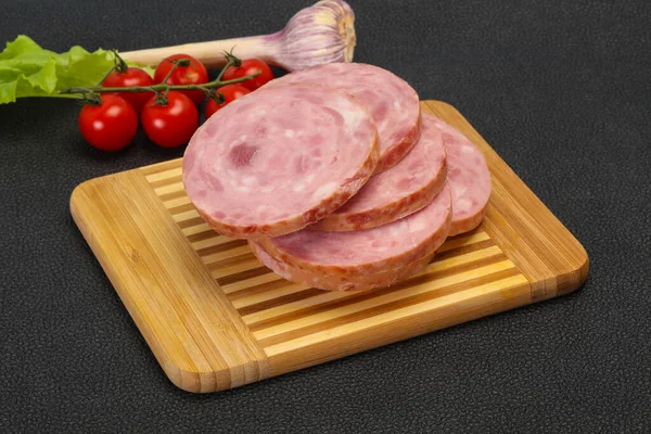 Naturschinken Aus Schweinefleisch — Stockfoto