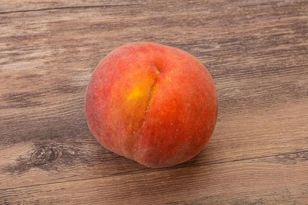 Fruta Pêssego Doce Saborosa Madura Fresca — Fotografia de Stock
