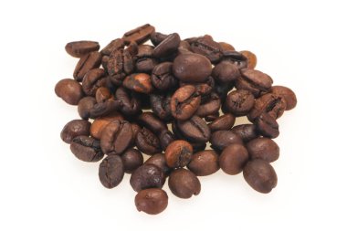 Pişirmeye hazır kahve çekirdekleri.