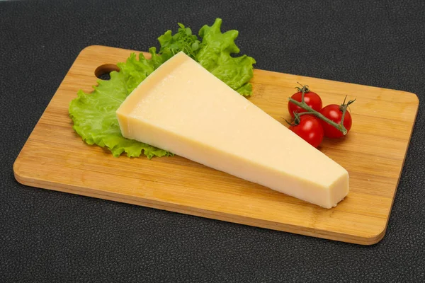 Italian Traditional Parmesan Cheese Triangle Served Salad — Stock Photo, Image