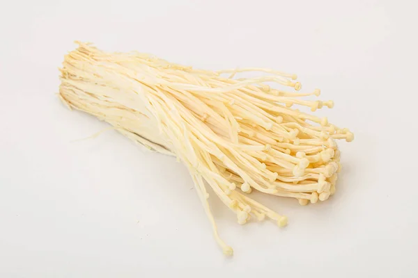 Superfood Rohe Enoki Pilze Asiatische Küche — Stockfoto