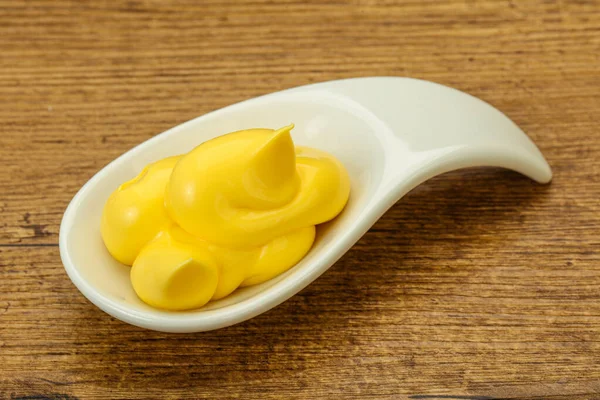 Natural Tasty Cheese Sauce Bowl — Stock Photo, Image