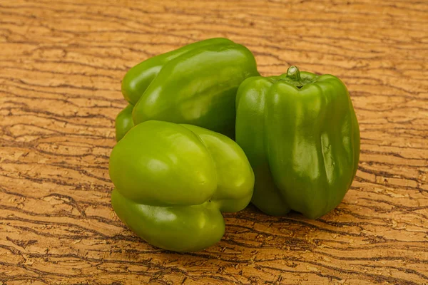 Verde Doce Sino Pimenta Legumes Heap — Fotografia de Stock