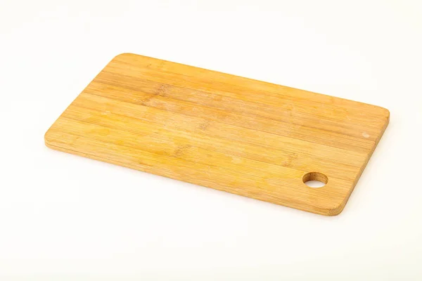 Placa Madeira Bambu Para Utensílios Cozinha — Fotografia de Stock