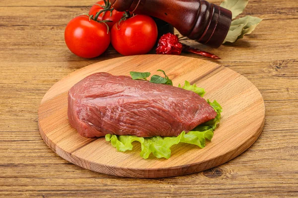 Rohes Rindfleischstück Zum Kochen — Stockfoto