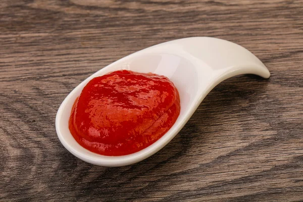 Salsa Messicana Peperoncino Piccante Nella Ciotola — Foto Stock