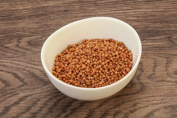 Dietético Cereales Trigo Sarraceno Crudo Bowl — Foto de Stock