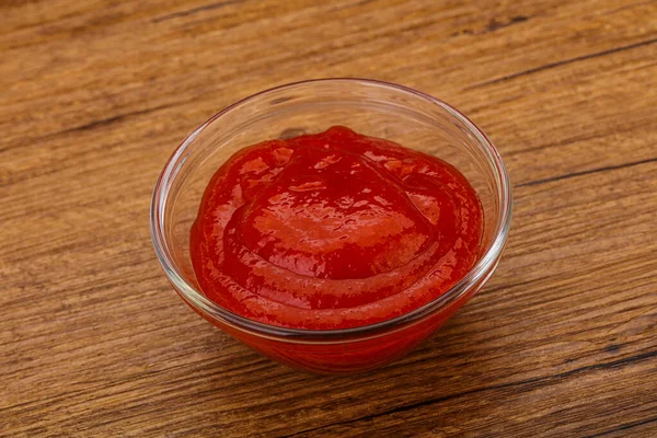Mexican Hot Chili Sriracha Sauce Bowl — Stock Photo, Image