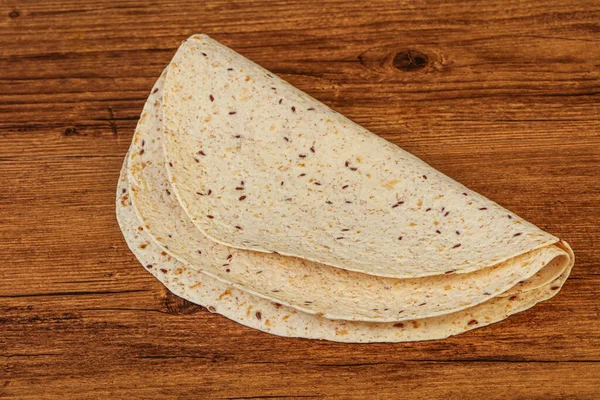 Mexikanska Köket Tortilla Tjockt Bröd Med Flingor — Stockfoto